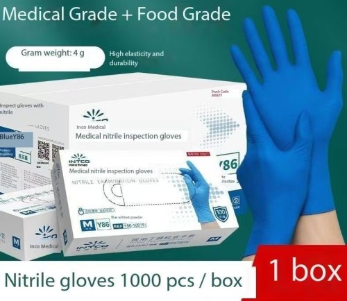 Medical nitrile gloves